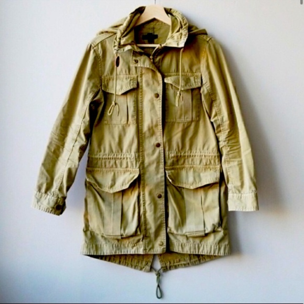 J. Crew Utility Jacket Khaki Green, Large